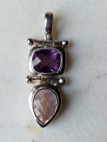 Ladies silver pendant