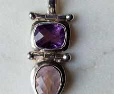 Ladies silver pendant