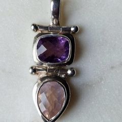 Ladies silver pendant
