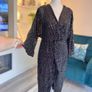 Stunning Boohoo Black Sequin Midi Dress Size: UK 10 / EU 38 Image 9