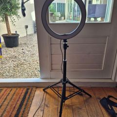 LED Ring Light with Adjustable Tripod Stand