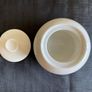 White ceramic sugar pot with lid in perfect condition Image 2