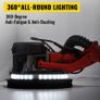 Electric Drywall Sander 750W Foldable Sheetrock Sander, with Telescope Handle, Electric Sander, Variable Speed 800-1750 RPM, Wall Sander, with LED Strip Light and Vacuum Bag Image 5