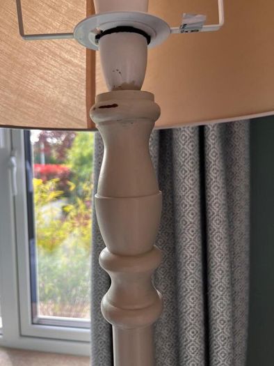 off-white floor lamp