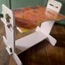 Handmade Kids Activity Table  Height Adjustable  Flat Pack (No Screws) Image 4