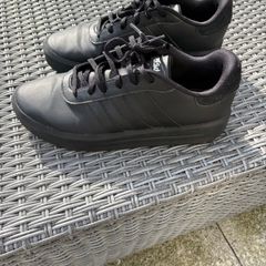 Black adidas school shoes
