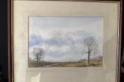 Original Irish Watercolour Painting -  "Top of the Hill" by John J. Marshall (55 x 45 cm)