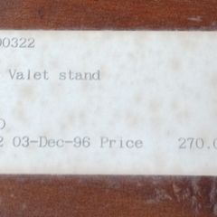 Valet stand