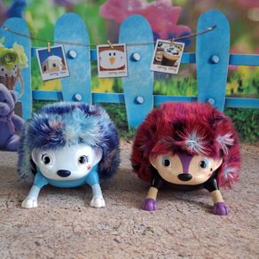 2x Zoomer Hedgiez Hedgehogs