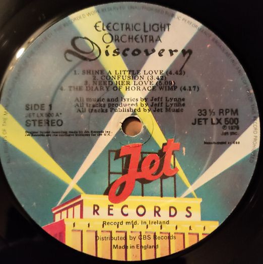 Electric Light Orchestra   Discovery Irish pressing
