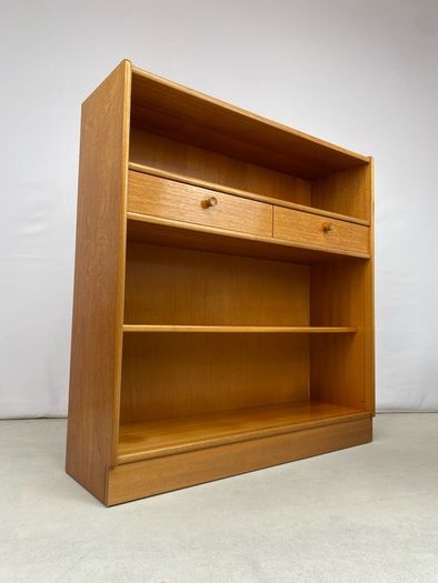 Mid Century Nathan Teak Bookcase