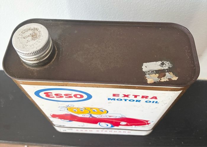Vintage Esso 2L Oil Tin