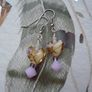 Heart earrings,Handmade earrings.Valentine's Day.Gift Image 2
