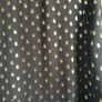 warehouse 1960s drop waist black shift dress with metallic polka dot Image 3