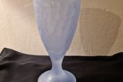 Blue frosted glass made in France