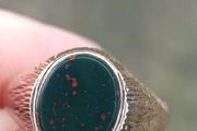 Vintage 9 carat Gold Bloodstone Ring(1977)