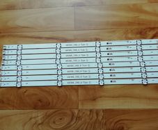 New 8pcs/set Led Backlight Strip For Lg Innotek 15.5y 49inch 49uh61_uhd_a B Type 49uh601v 49uh620v 49uh603v 49uh610v Eay63192605