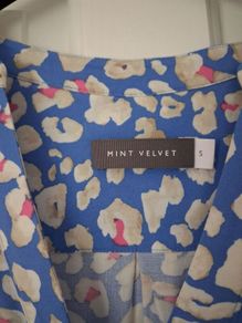 Mint Velvet Floral Top - Size S Fits UK 10 to 12 - New Without Tags
