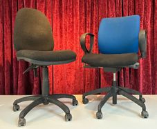 Pair of office chairs