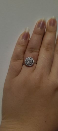 Authentic Adara 9ct White Gold 0.50ct Diamond Ring