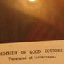 Wall Hanging Mother Of Good Counsel Venerated At Genazzano Image Print Catholic Mother Of Good Counsel Venerated At Genazzano Glass Covered Without Frame. Image 5