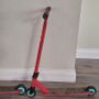'Blindside 180 degree' red kids scooters x 2