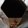 brass vintage fireside match holder Image 3