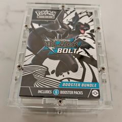Pokemon TCG Scarlet and Violet Black Bolt Booster Bundle Sealed and Premium Acrylic Case