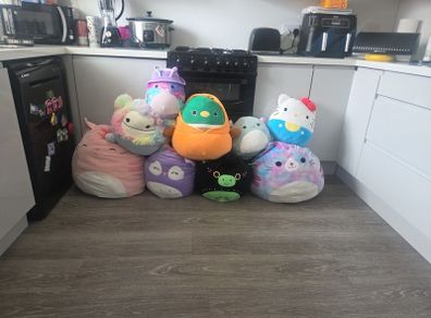 8 big squishmallows