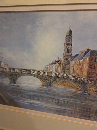 Brendan Hayes "Arran Quay Dublin" signed Lithograph