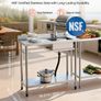 Stainless Steel Utility Sink Free Standing Image 2