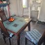 Calligaris "Bon Ton" Extendable Italian Glass Dining Table (+ 4 Chairs) Image 2