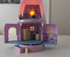 night light teddy bear house