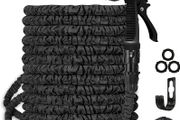 Expandable Garden Hose Pipe 50 FT, Magic Hose with 3/4", 1/2" Fittings - Flexible Expanding Hose with 8 Function Spray Nozzle (FREE POSTAGE)