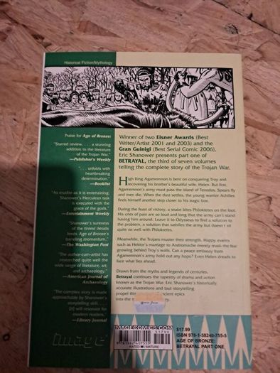 Graphic novel - Age of Bronze. Betrayal Part One tpb