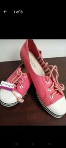 Escape. Orange canvas shoes, new with tags.