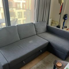 IKEA FRIHETEN Sofa Bed with Storage Dark Grey Very Good Condition