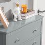 Shoe Cabinet with Drawers Tall Shoe Storage Cupboard, Black or Grey Image 6