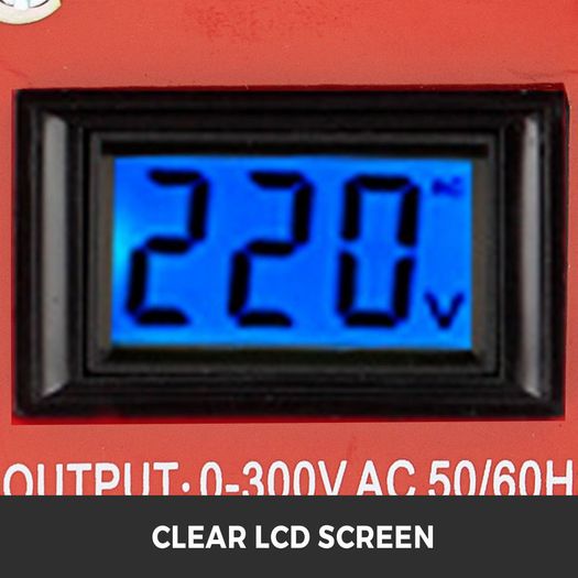 Variac Variable Transformer AC Voltage Regulator Transformer Converter 500VA-3000VA Built-In Copper Coil for Power Supply