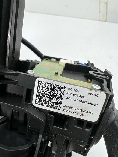 Audi A3 2014 8q0953549a Indicator Wiper Control Stalks Air Bag Squib 8v0953521 A2l6b1s