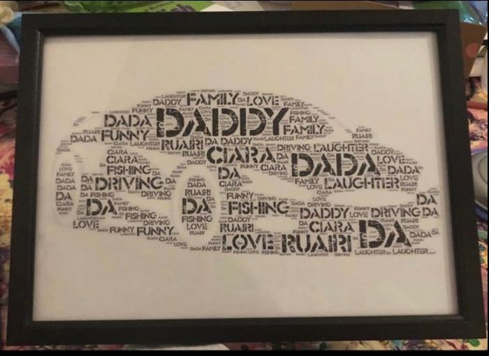 Personalised Father's Day frame