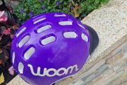 woom bicycle helmet purple size s