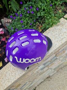 woom bicycle helmet purple size s