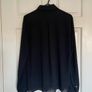 MANGO black flowing shirt size xs Image 3
