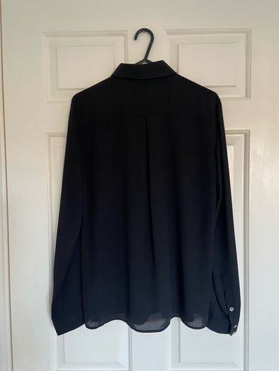 MANGO black flowing shirt size xs