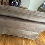 Taupe Fabric Power Recliner Armchair Image 4