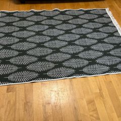 Double-sided soft rug 120x170cm machine washable