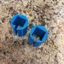 Preston Innovations Compatible Offbox Adapters - 19mm Square (Blue) Image 2