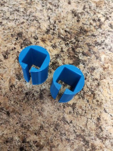 Preston Innovations Compatible Offbox Adapters - 19mm Square (Blue)