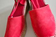 Toni Pons TANA-A suede coral wedge espadrilles Spanish leather UK 6.5 RRP 80 new &amp; boxed
